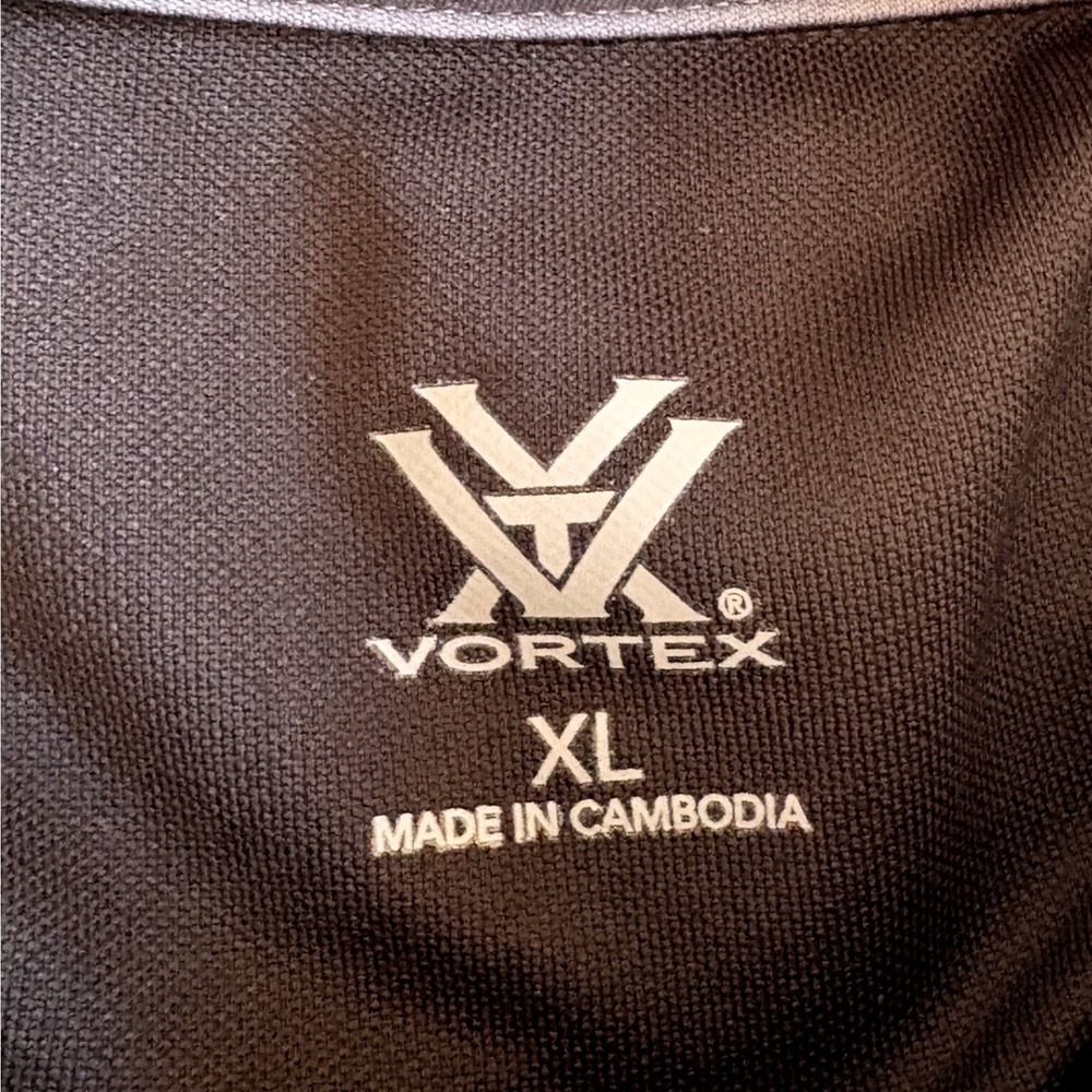 Vortex Men's Polo Shirt, Black & Gray, XL, Performance, Athleisure, Quality - Picture 5 of 7